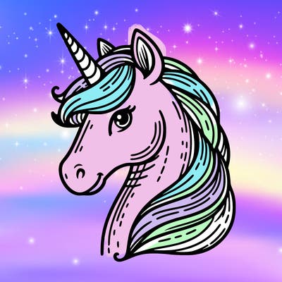 unicorn head
