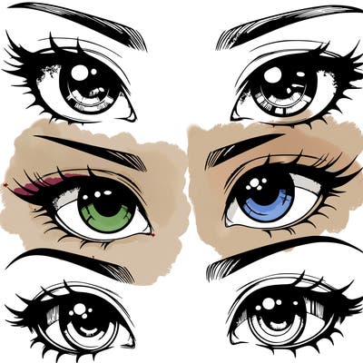 realistic eyes