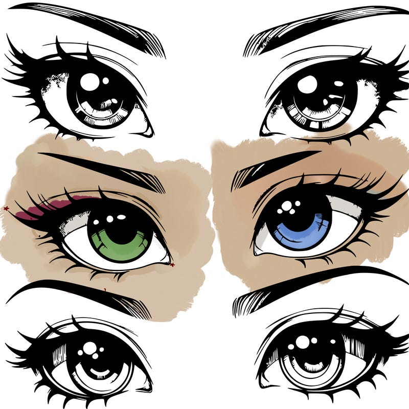 realistic eyes