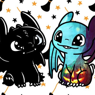 toothless and light fruy