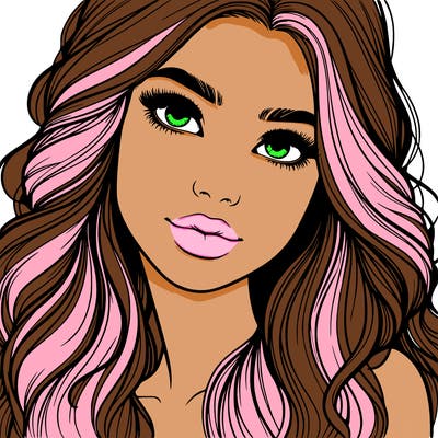 beautiful realistic girl