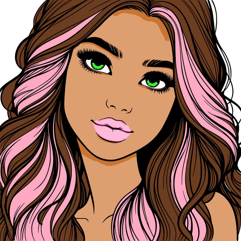 beautiful realistic girl