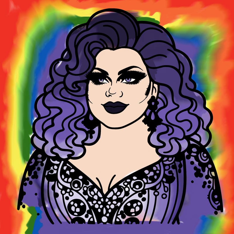 realistic plus size drag queen
