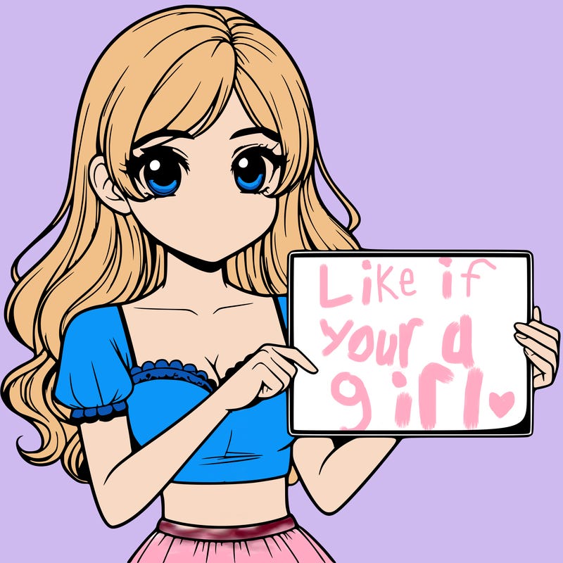 realistic pretty girl holding blank sign
