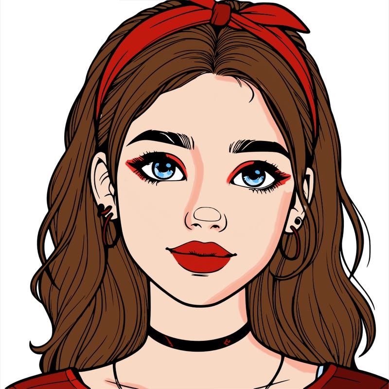 realistic teenage girl