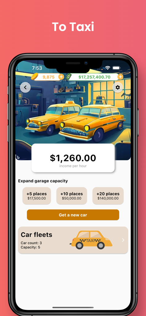 Sim Life - Business Simulator - Managing a taxi fleet and expanding garage capacity in Sim Life Business Simulator