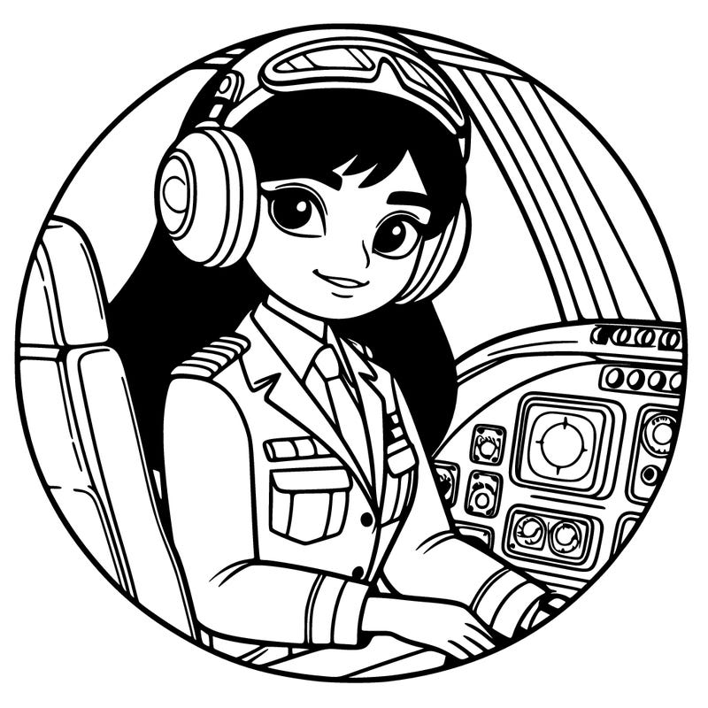 pilot in the cockpit of a jet.