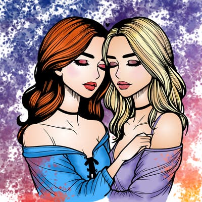 realistic girls in love