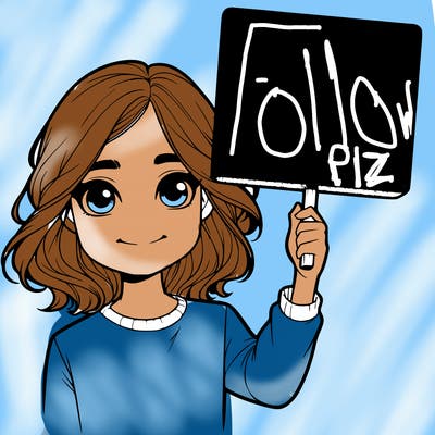 realistic girl holding up a sign