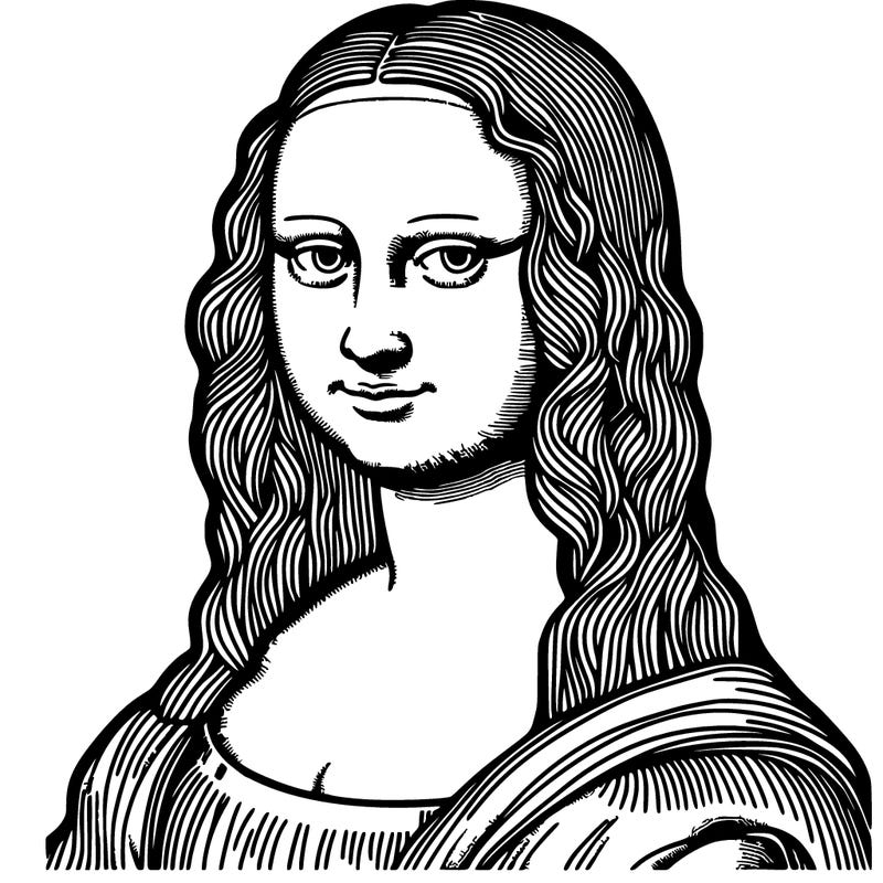realistic mona lisa