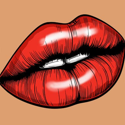 realistic lips