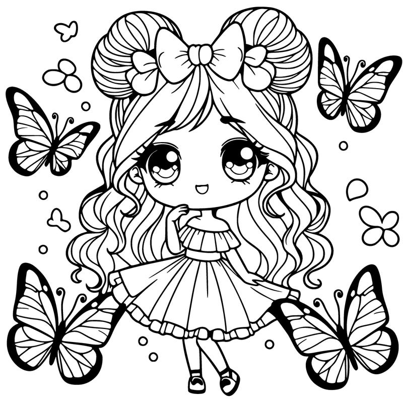 butterfly girl