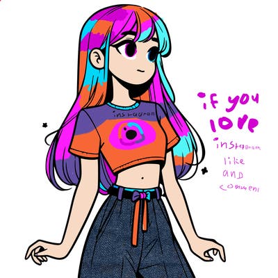 girl in a cute crop top