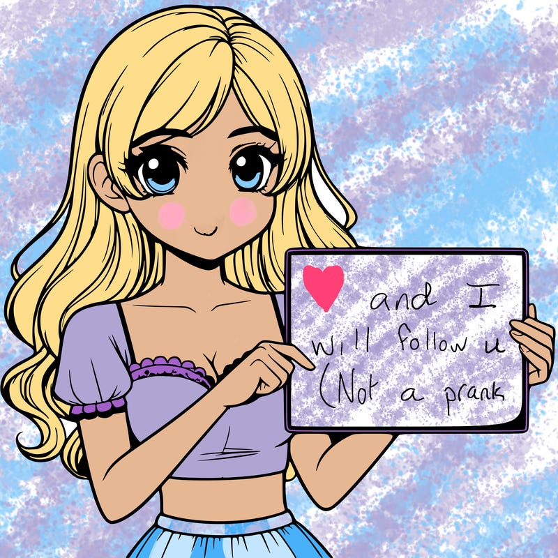 realistic pretty girl holding blank sign