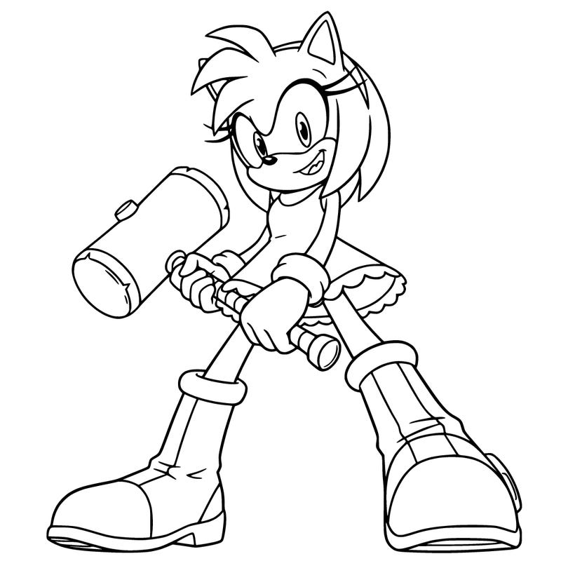 amy rose from sonic the hedgehog