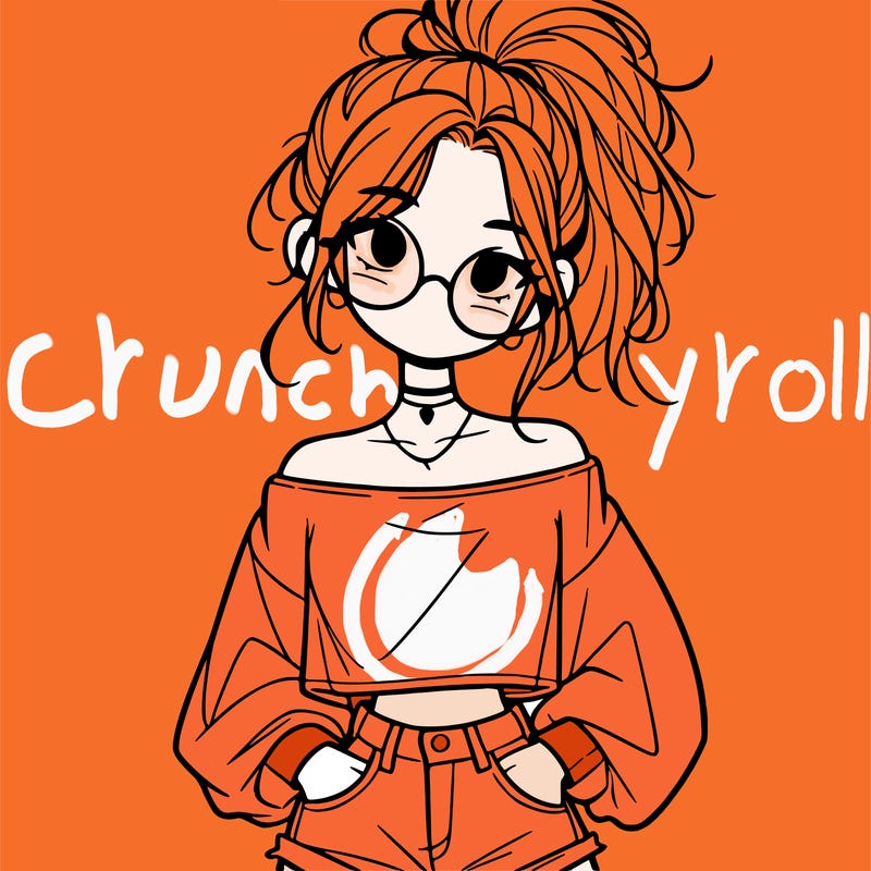 girl with a messy ponytail glasses a baggy crop top and jean shorts