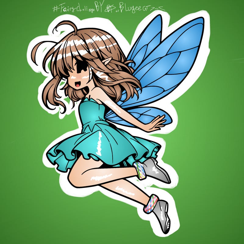 manga fairy flying