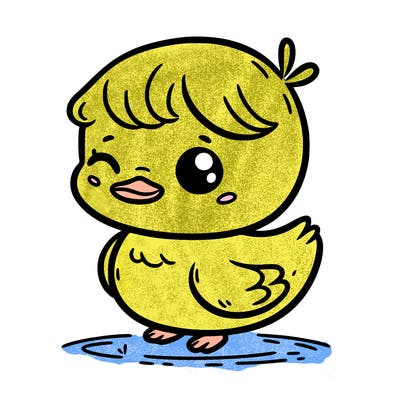 cute duck
