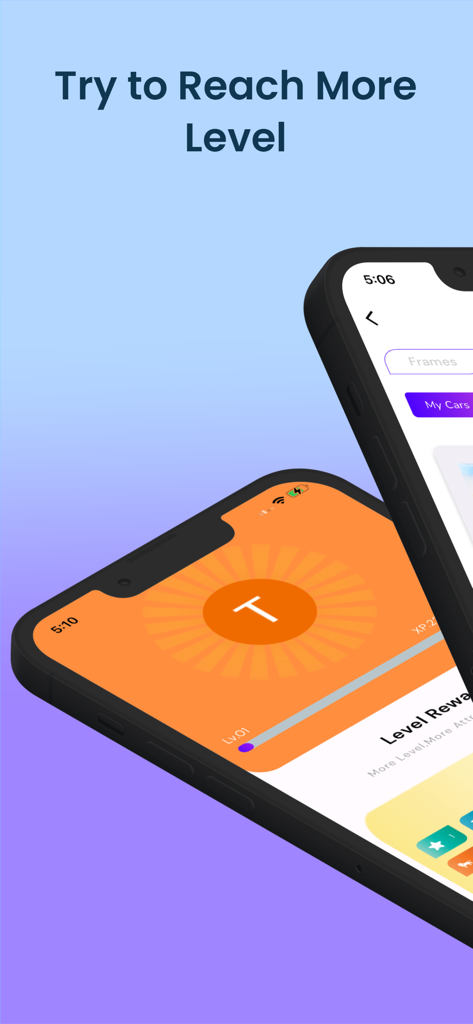 Dreamlive - Dreamlive app screen showing gamified user levels and achievement rewards