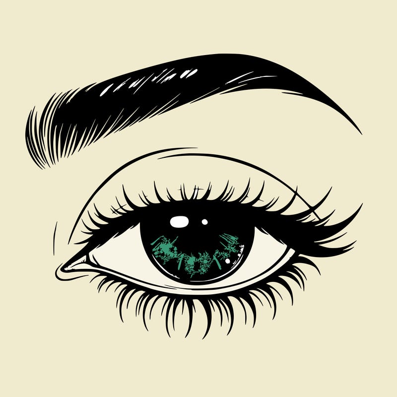 eye closed realistic