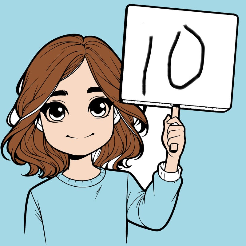 realistic girl holding up a sign