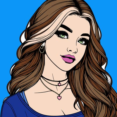 detailed realistic girl