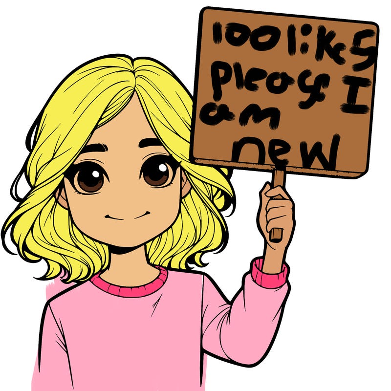 realistic girl holding up a sign