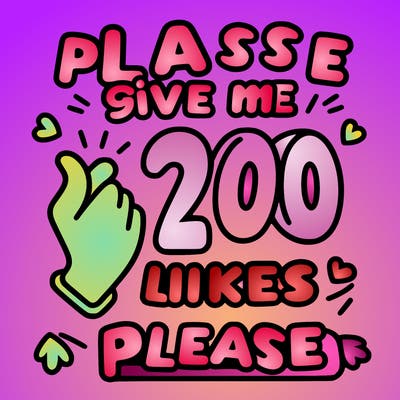please give me to 200 likes please