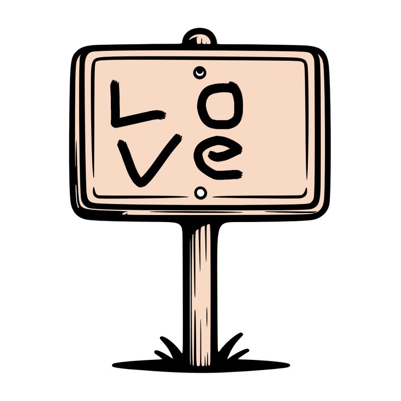 blank sign