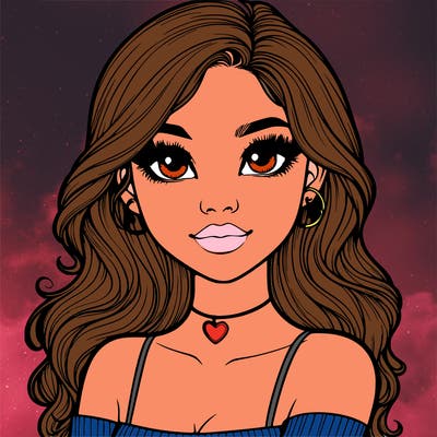 realistic pretty girl