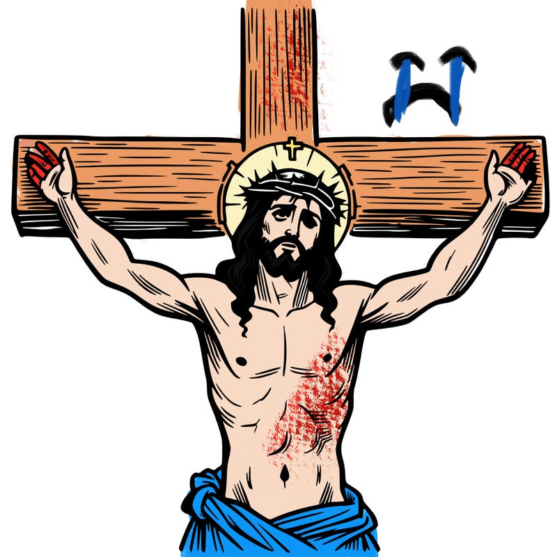 jesus on the cross