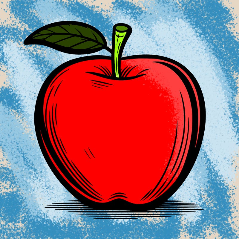 a apple