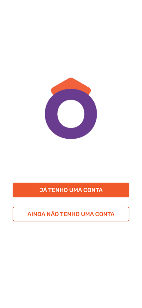 Peggô Market - Peggo Market splash screen with brand logo and buttons to log in or create an account