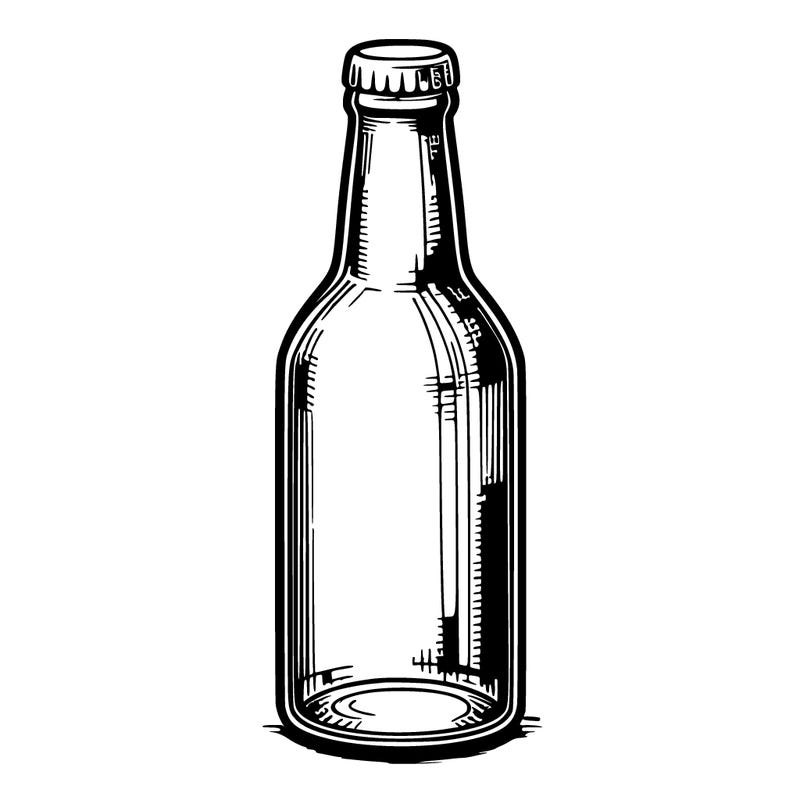 realistic bottle