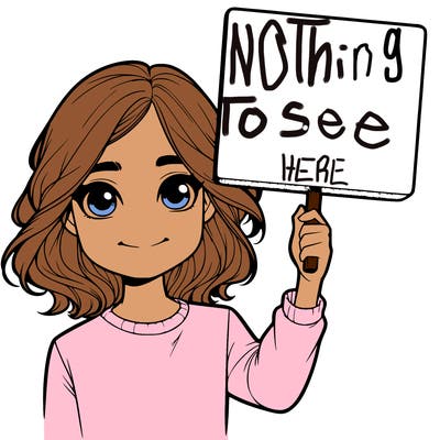 realistic girl holding up a sign