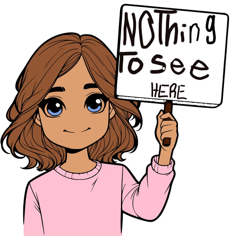 realistic girl holding up a sign