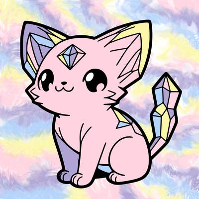 crystal kitten