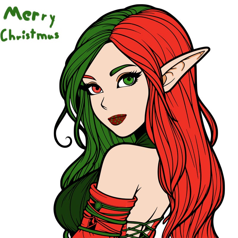 realistic girl elf