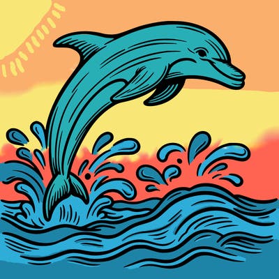 dolphin jumping