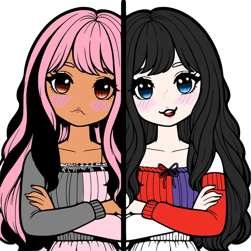 realistic girls split