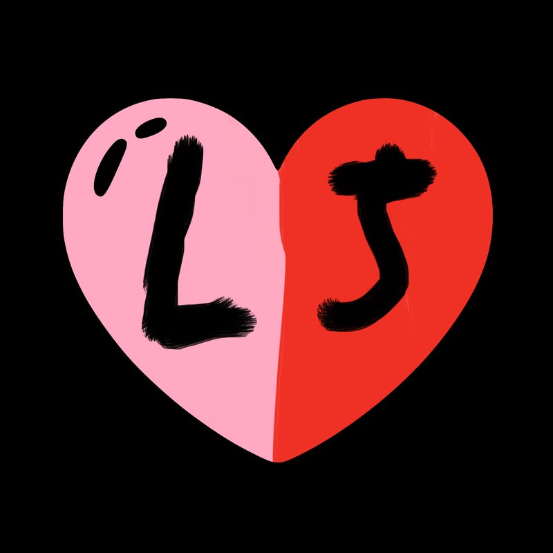 a blank heart