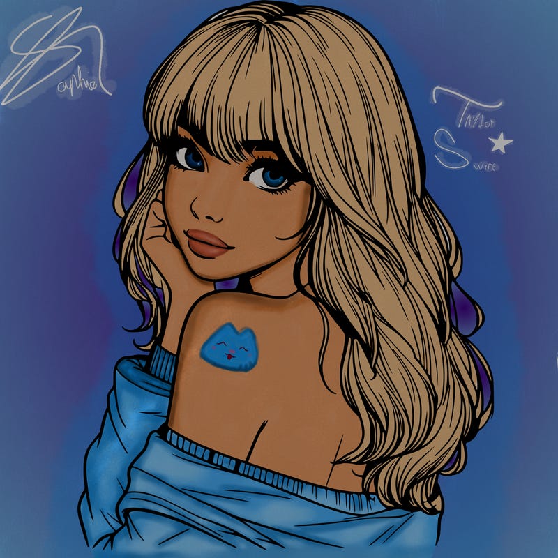 realistic girl with bangs looking over her shoulder