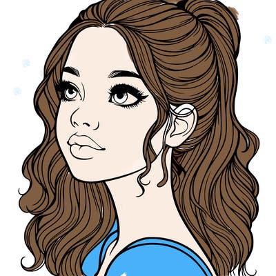 beautiful realistic girl