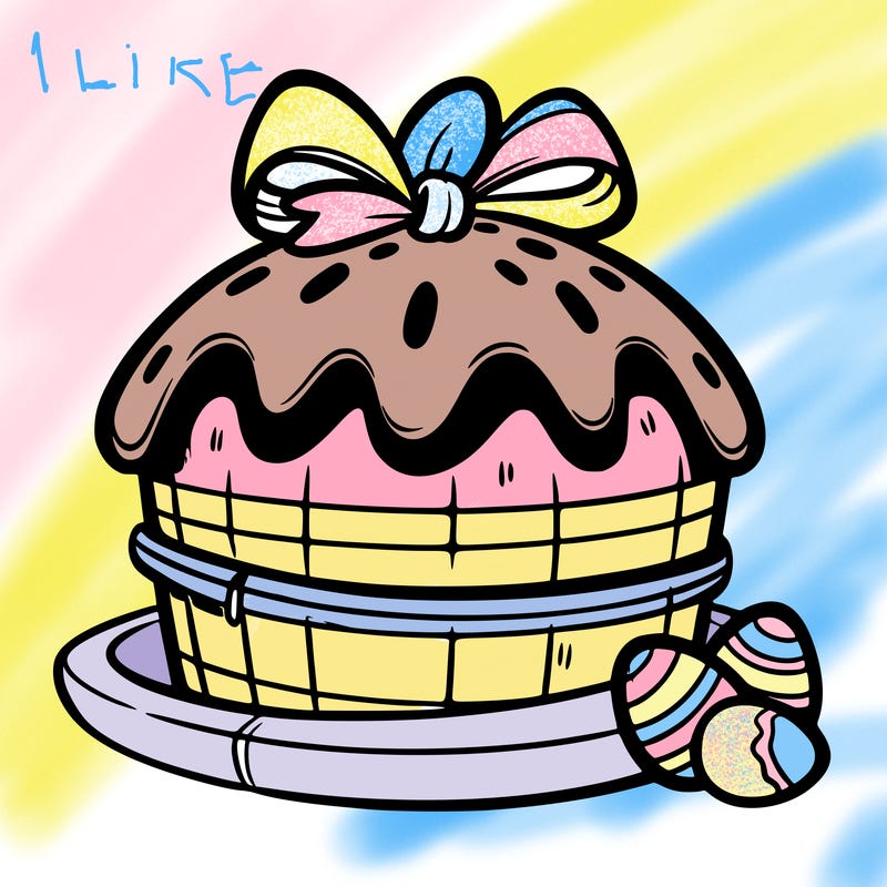 an easter cake