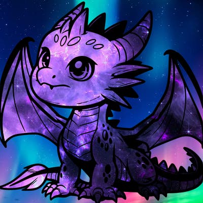 fierce baby night dragon