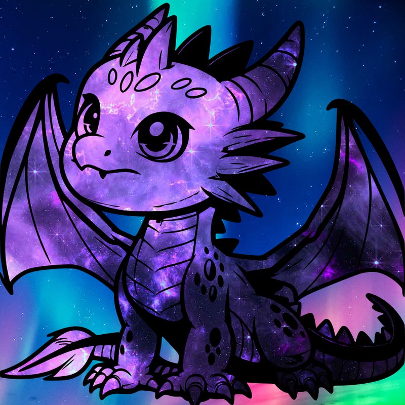 fierce baby night dragon