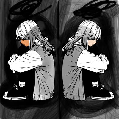 a lonely girl realistic