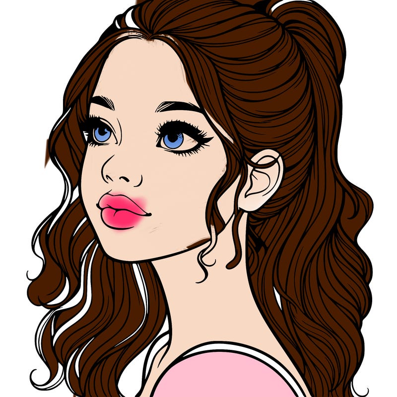 beautiful realistic girl