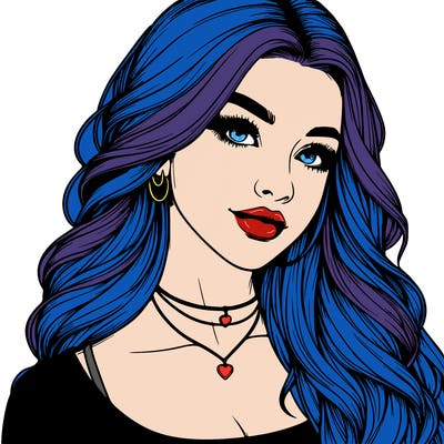 detailed realistic girl