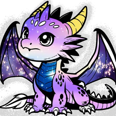 fierce baby night dragon